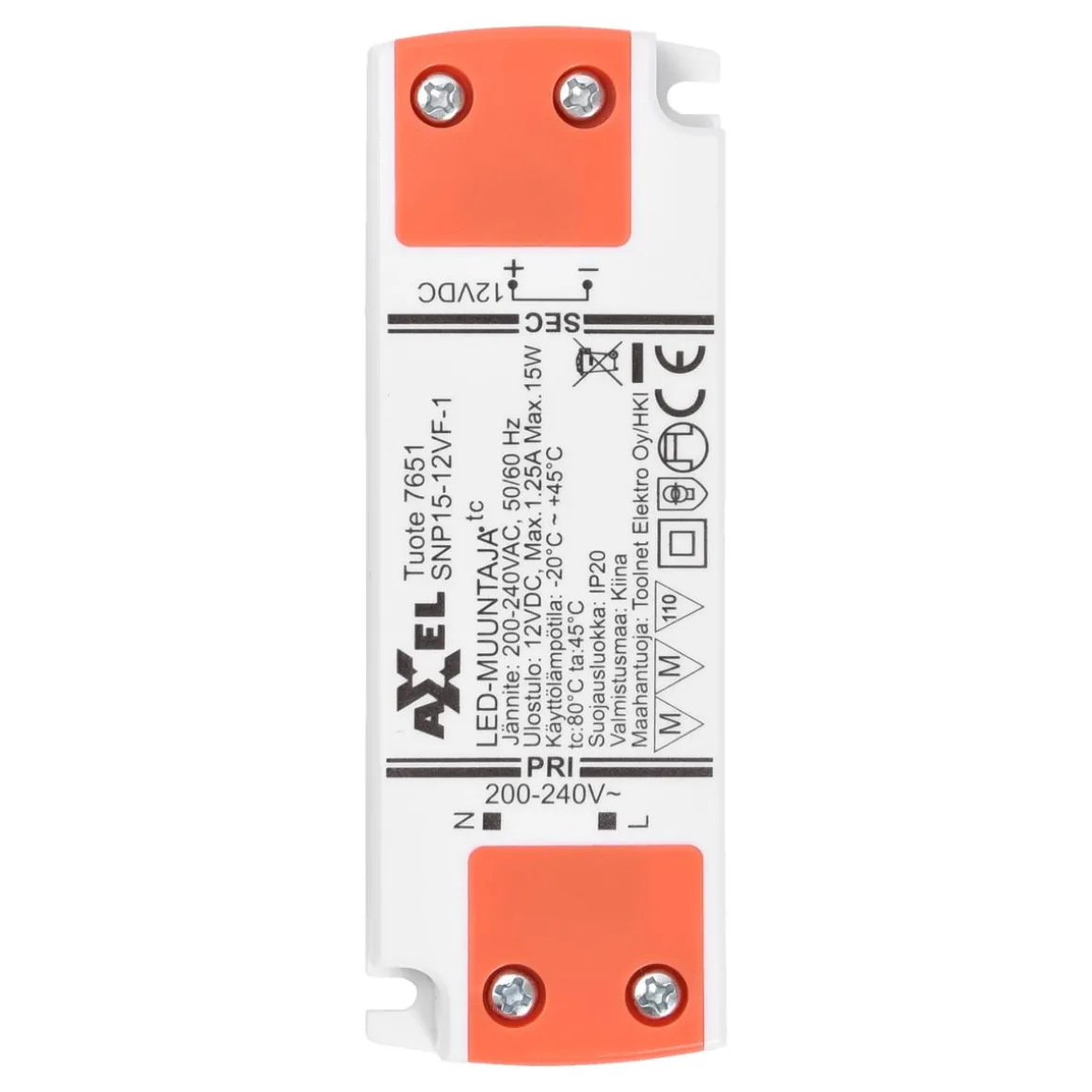 HEHQ LED MUUNTAJA 15W 220-240V 12V DC