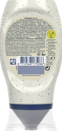 HELLMANN'S VALKOSIPULI MAJONEESI 250 ML