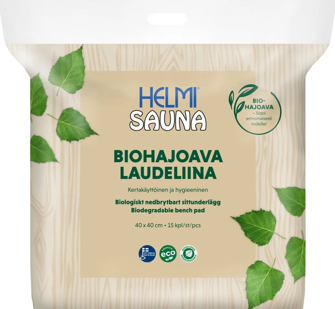 HELMI SAUNA LAUDELIINA BIOHAJOAVA 15KPL 15 KPL