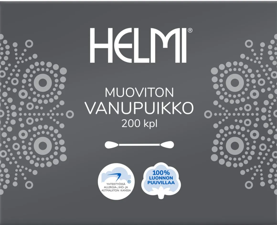 HELMI VANUPUIKKO MUOVITON 200KPL 200 KPL