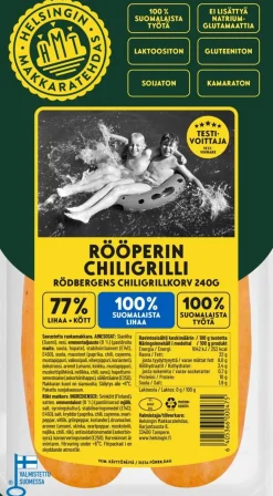 HELSINGIN MAKKARATEHDAS RÖÖPERIN GRILLI 240 G