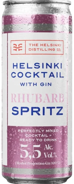 HELSINKI COCKTAIL 5,5% RHUBARB SPRITZ TLK 330 ML