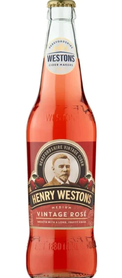 HENRY WESTONS VINTAGE ROSE CIDER 5,5% KLP 500 ML