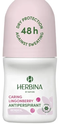 HERBINA ANTIPERSPIRANTTI CARING LINGONBERRY 50 ML