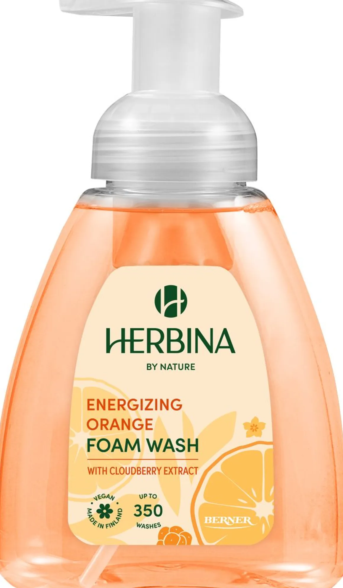 HERBINA VAAHTOSAIPPUA ENERGIZING ORANGE 300 ML
