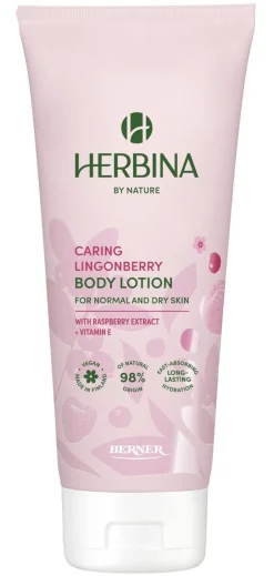 HERBINA VARTALOVOIDE CARING LINGONBERRY 200 ML