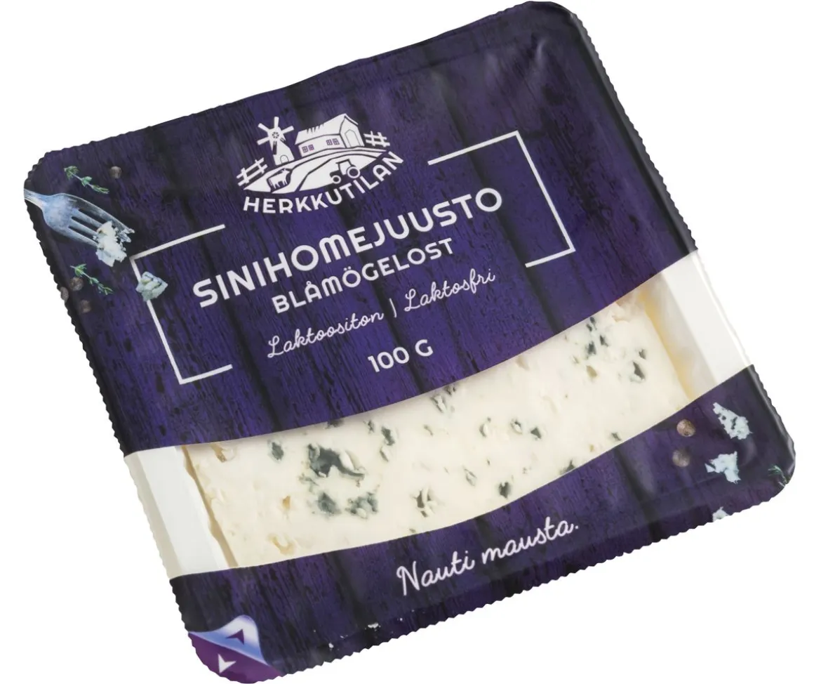 HERKKUTILAN SINIHOMEJUUSTO PALA 100 G