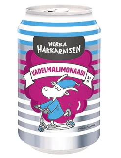 HERRA HAKKARAINEN LIMONAADI VADELMA TLK 330 ML