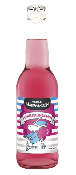 HERRA HAKKARAISEN VADELMA LIMONAADI PLO 330 ML