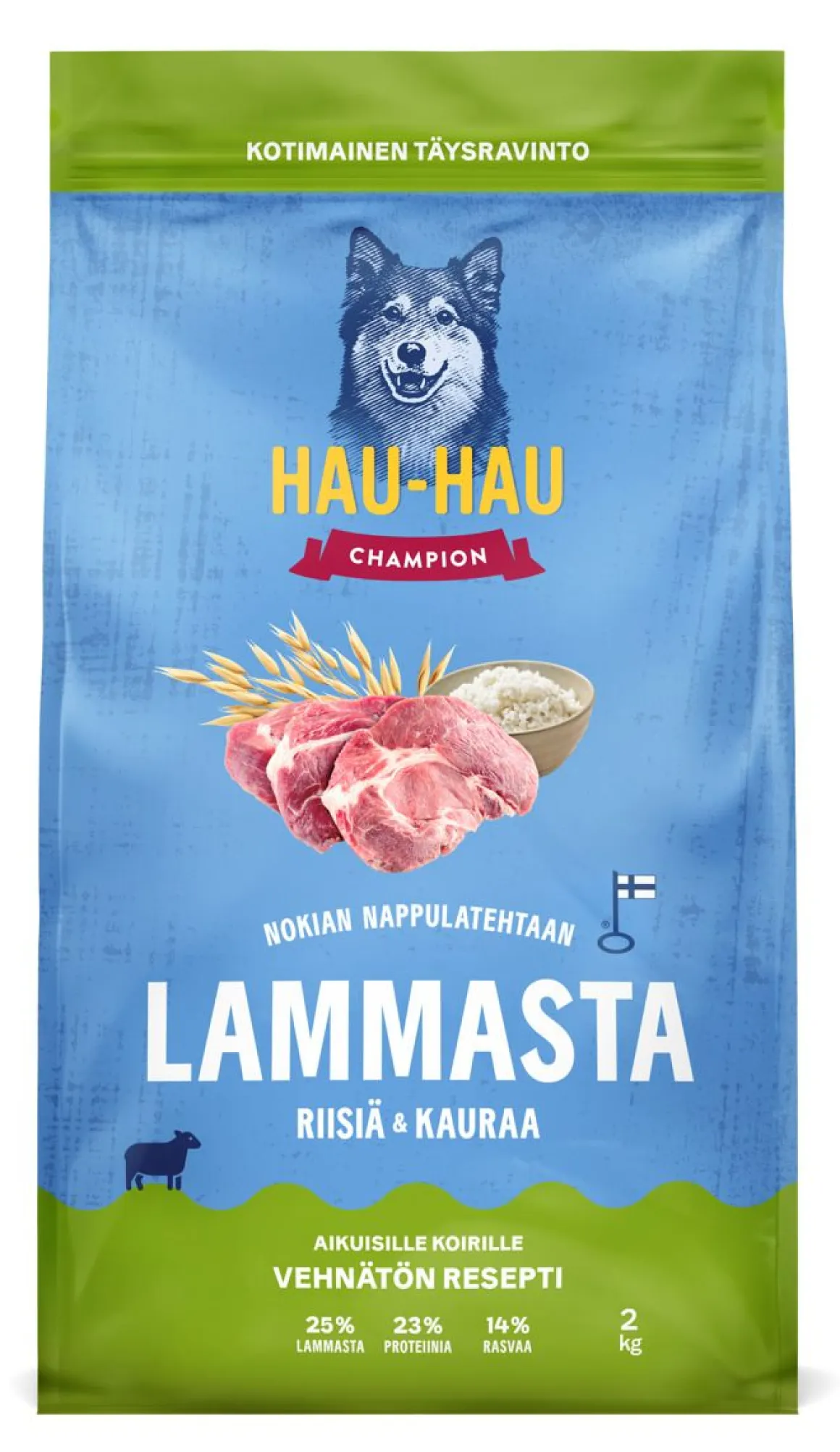 HHC TÄYSRAVINTO ADULT LAMMAS-RIISI-KAURA 2 KG