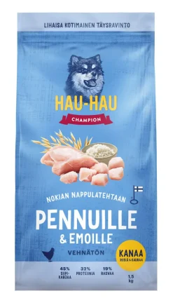 HHC TÄYSRAVINTO PENTU&EMO KANA-RIISI-KAURA VEHNÄTÖN 1,5 KG