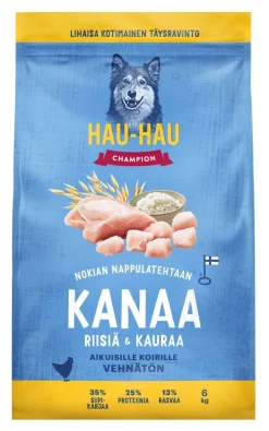 HHC TÄYSRAVINTO ADULT KANA-RIISI-KAURA VEHNÄTÖN 6 KG