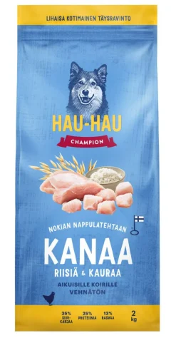 HHC TÄYSRAVINTO ADULT KANA-RIISI-KAURA VEHNÄTÖN 2 KG