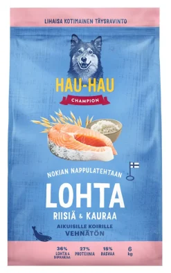 HHC TÄYSRAVINTO ADULT LOHI-RIISI-KAURA VEHNÄTÖN 6 KG