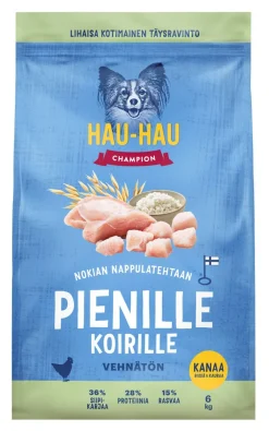 HHC TÄYSRAVINTO ADULT PIENET RODUT KANA-RIISI-KAURA VEHNÄTÖN 6 KG