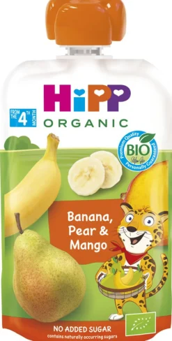 HIPP HIPPIS 4KK BANAANI-PÄÄRYNÄ- MANGO LUOMU 100 G