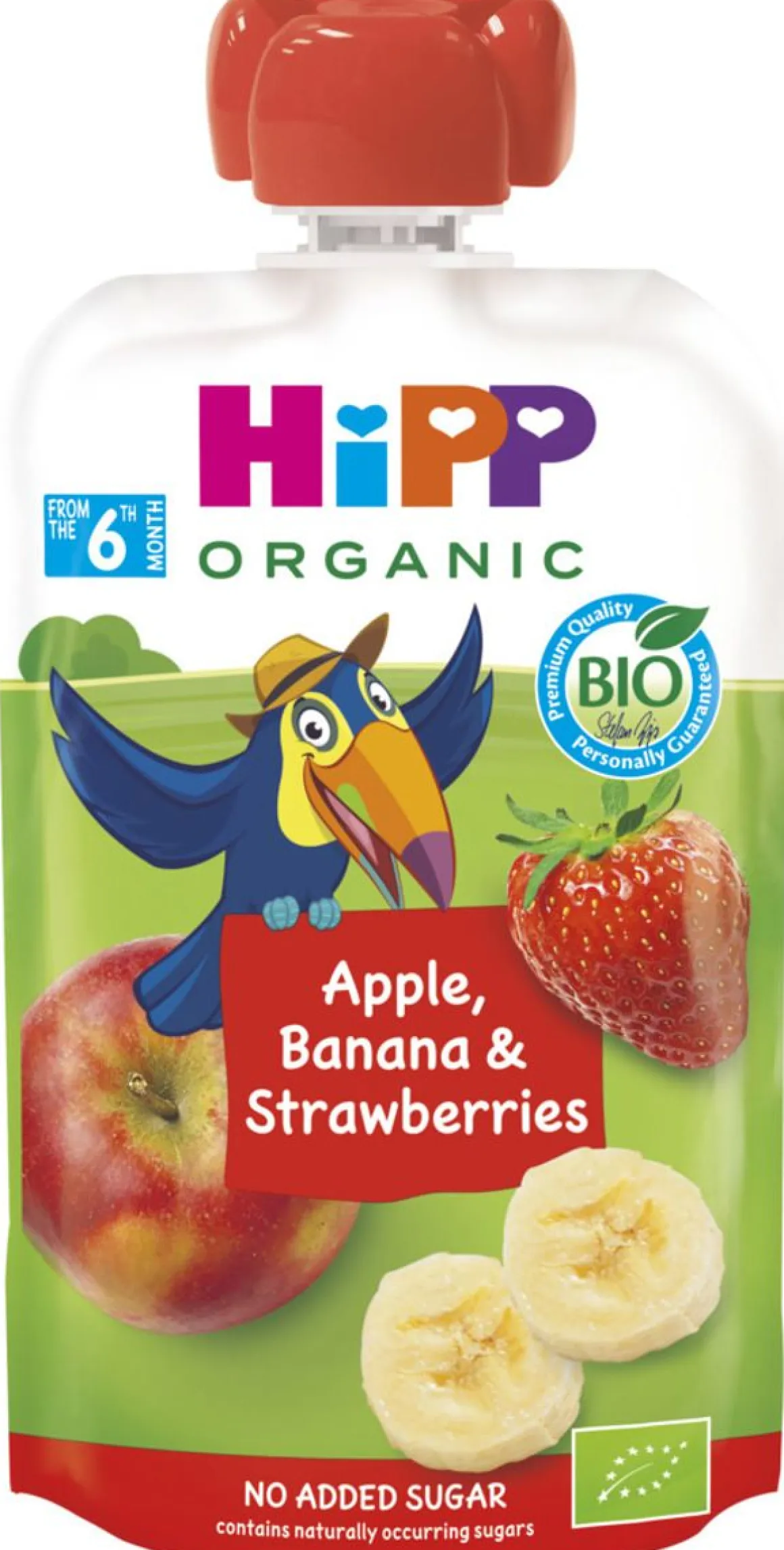 HIPP HIPPIS 6KK OMENA-BANAANI- MANSIKKA LUOMU 100 G