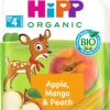 HIPP HIPPIS 4KK OMENA-MANGO- PERSIKKA LUOMU 100 G