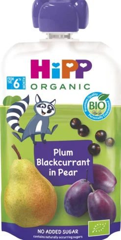HIPP HIPPIS PÄÄRYNÄÄ, LUUMUA, MUSTAHERUKKAA LUOMU 100 G