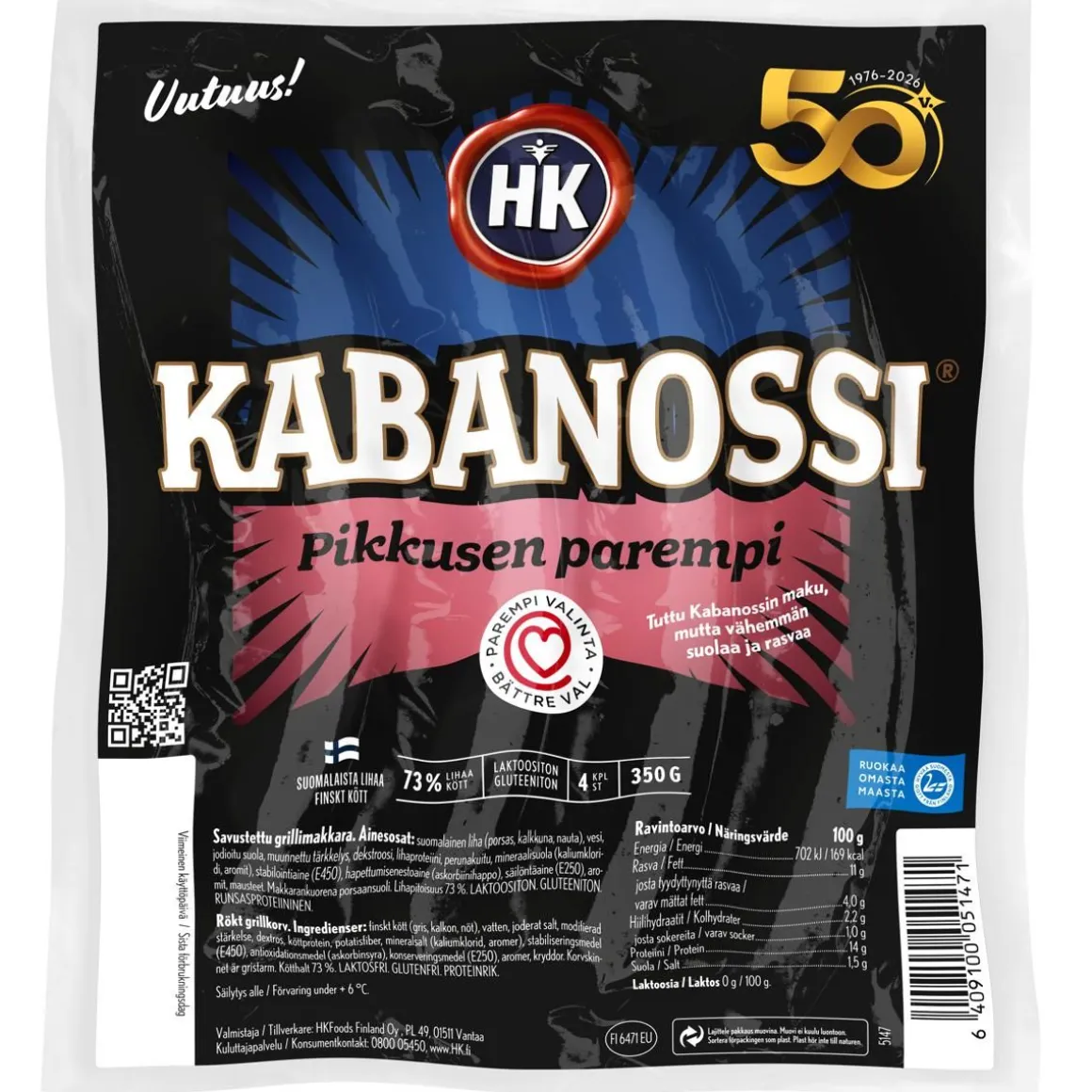 HK PITKÄ AITO NAKKIJUUSTO-JALOPENO 350 G