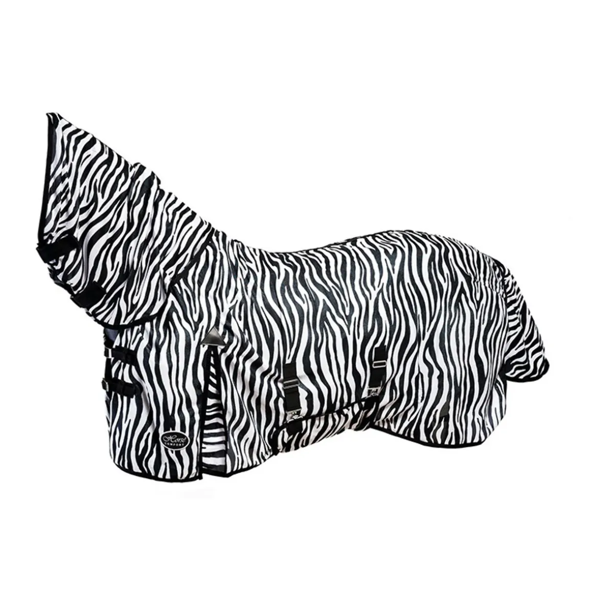 HORSE COMFORT HYÖNTEISLOIMI 135CM VATSALÄPÄLLÄ ZEBRA