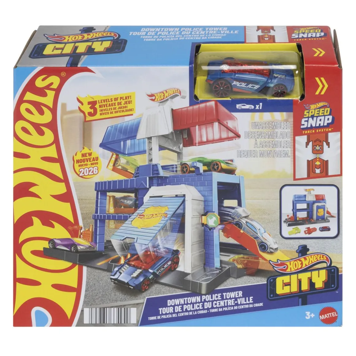 HOT WHEELS CITY DOWNTOWN POLIISIASEMA