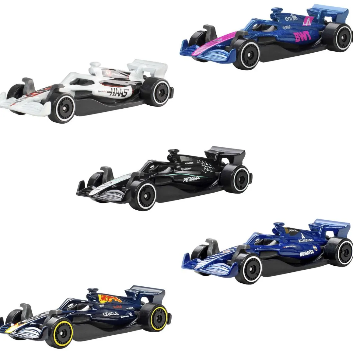 HOT WHEELS F1 RACE PIKKUAUTOT 5KPL
