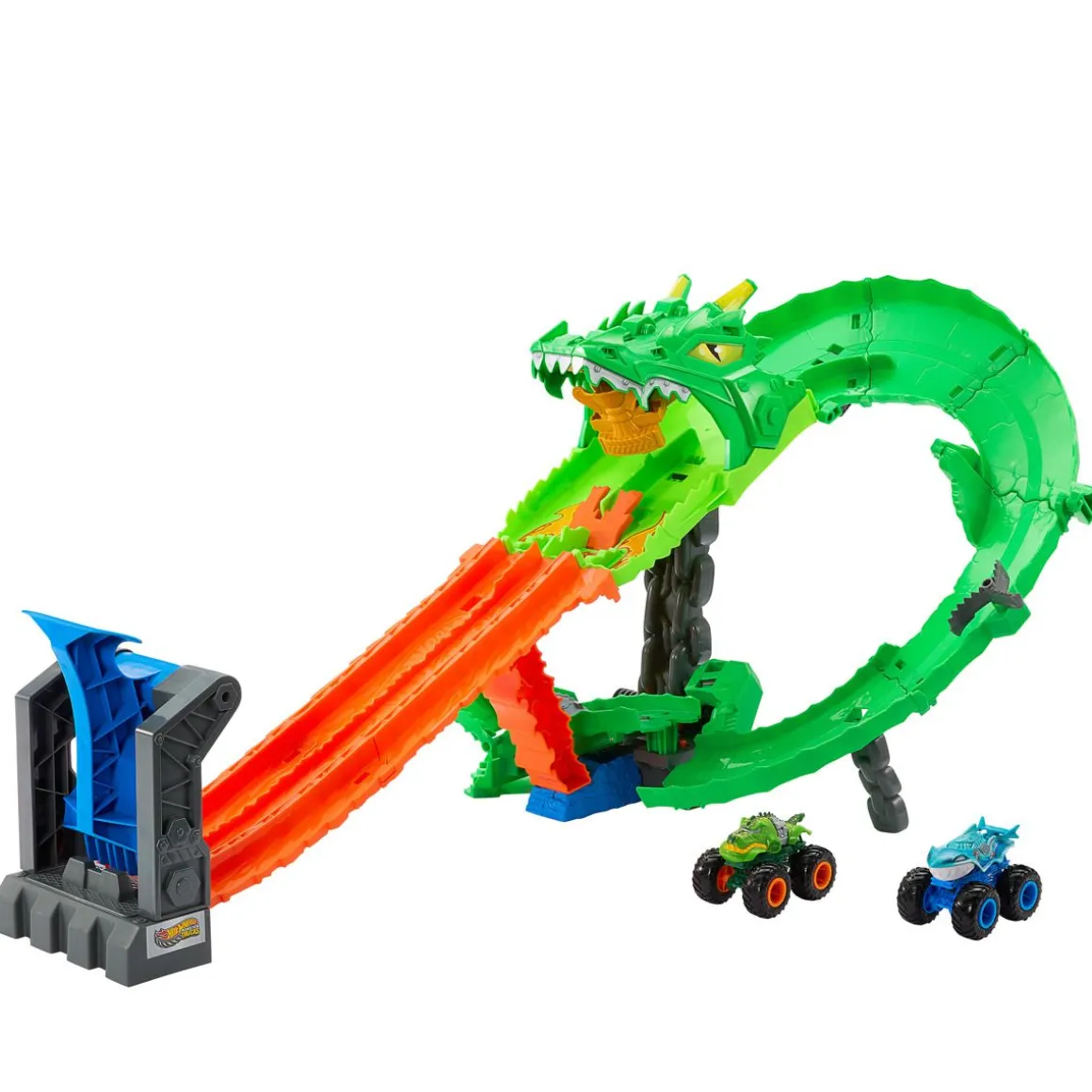 HOT WHEELS MONSTER TRUCKS DRAGON DESTRUCTION -AUTORATA