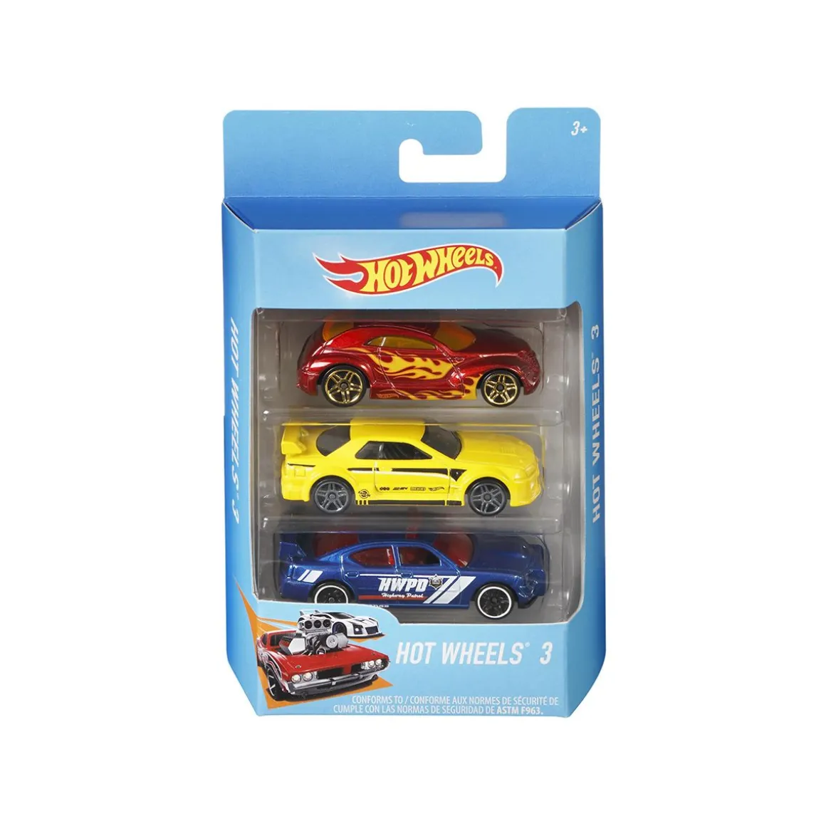 HOT WHEELS BASIC CAR 3 PACK K5904
