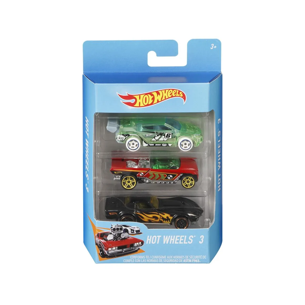 HOT WHEELS BASIC CAR 3 PACK K5904