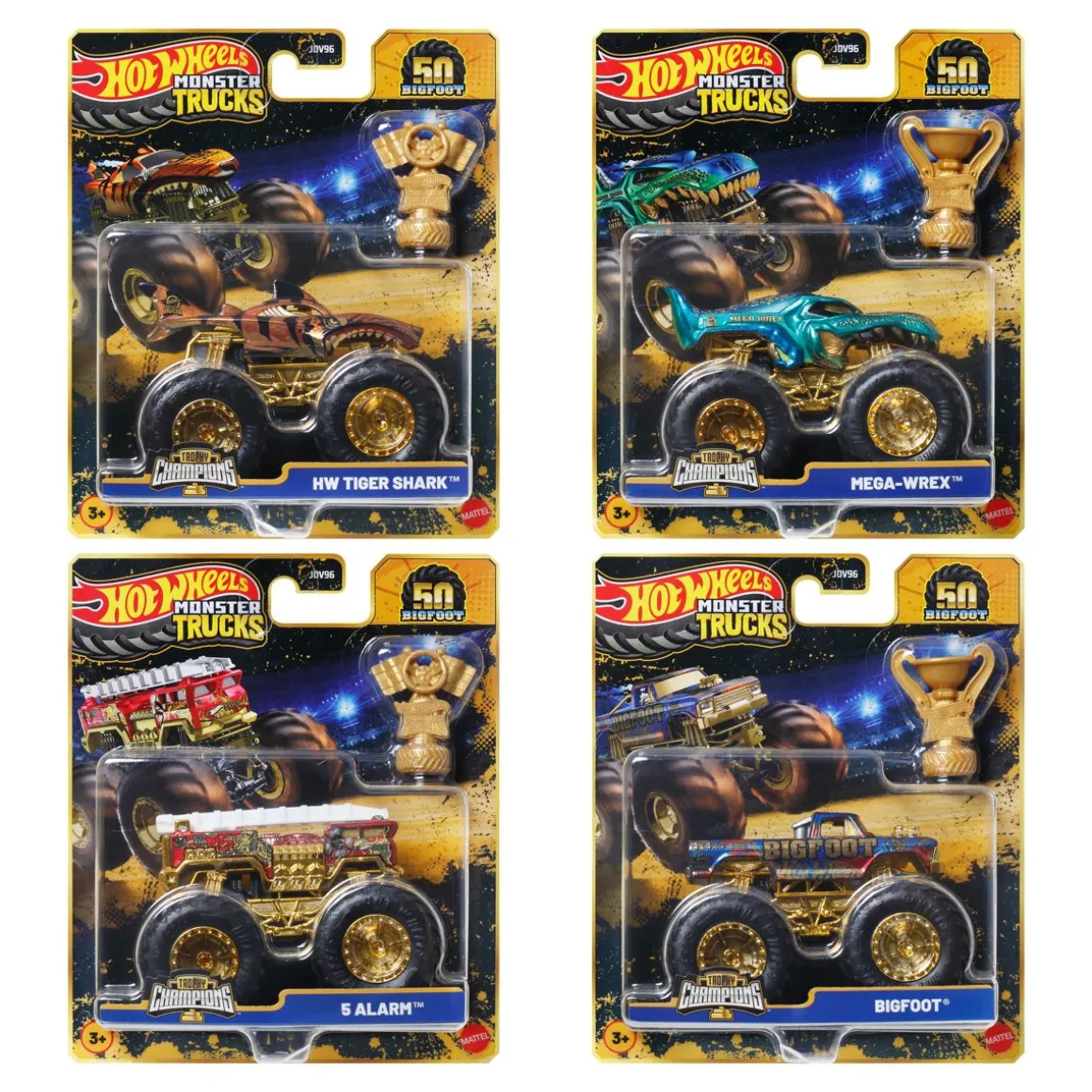 HOT WHEELS BIGFOOT TROPHY CHAMPIONS 1:64