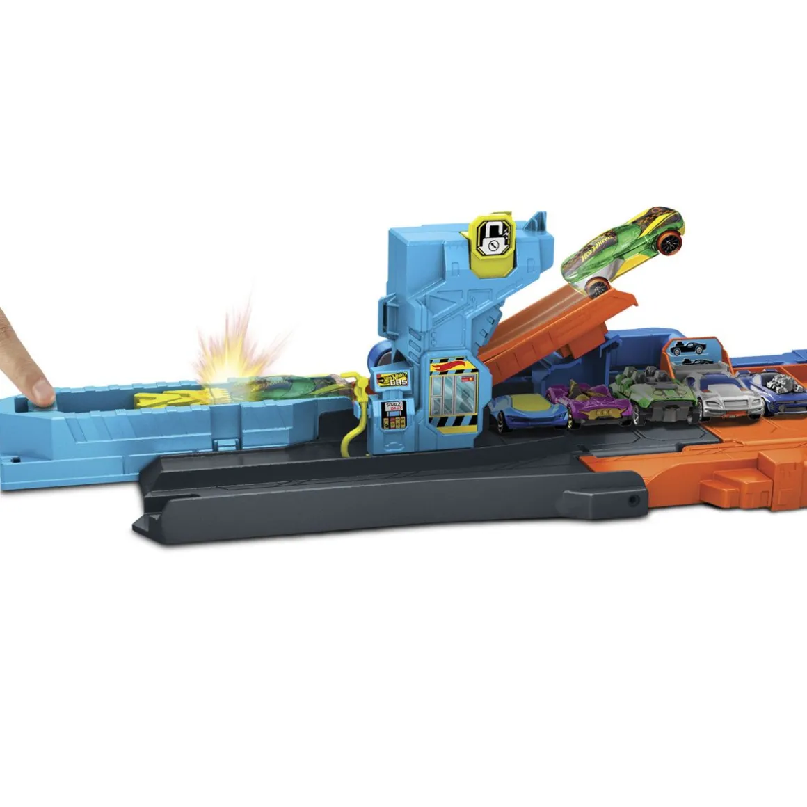 HOT WHEELS CITY TRANSFORMING STUNT GARAGE -PARKKITALO