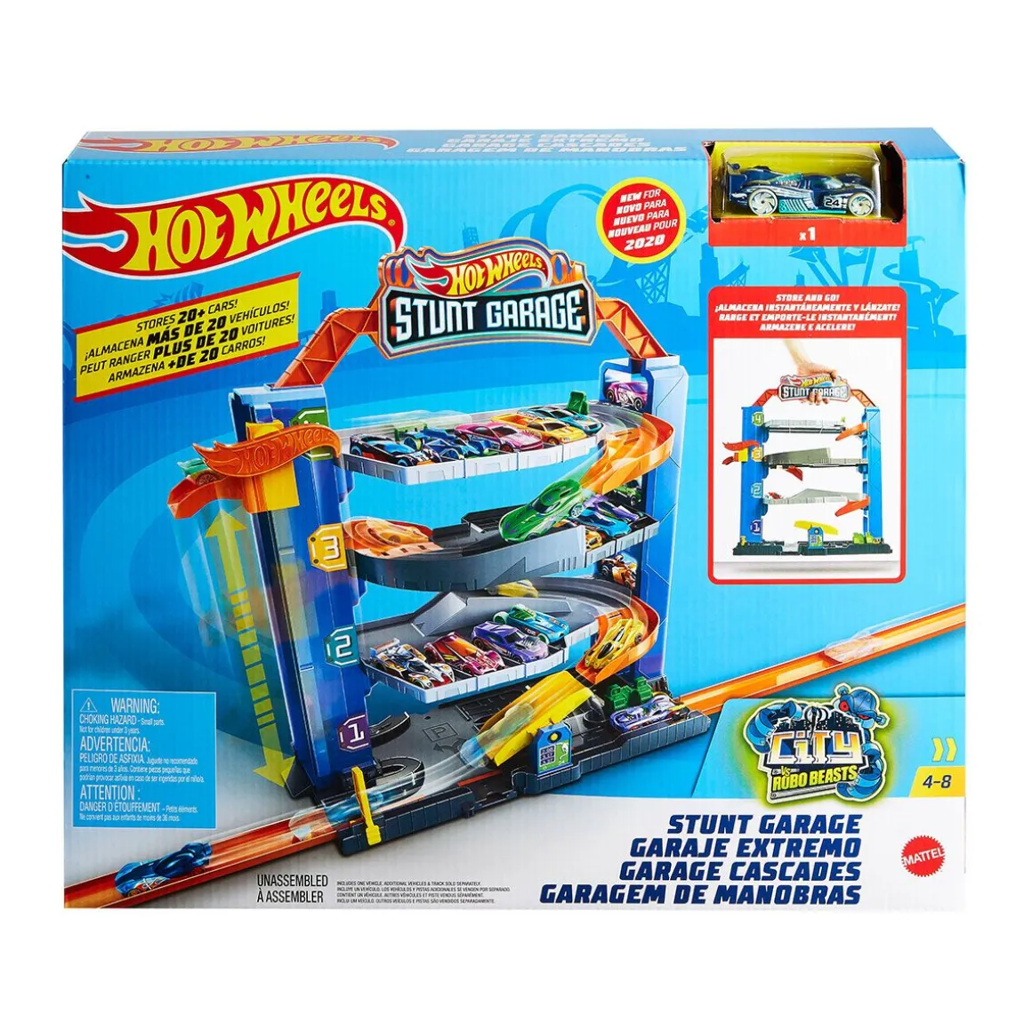 HOT WHEELS ECL STUNT GARAGE PARKKITALO GNL70