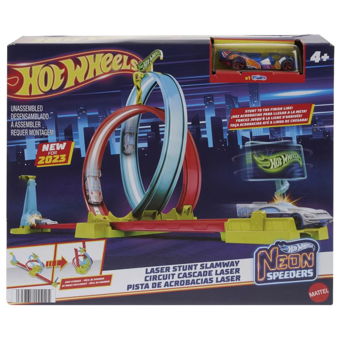 HOT WHEELS NEON SPEEDERS LIGHTNING LOOP