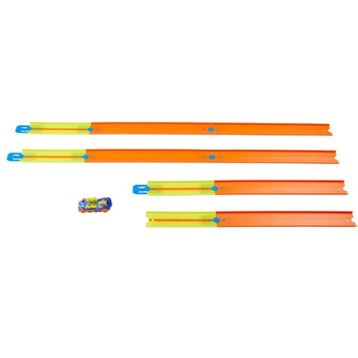 HOT WHEELS TRACK BUILDER BASIC TRACK W. CAR PACK GVG13