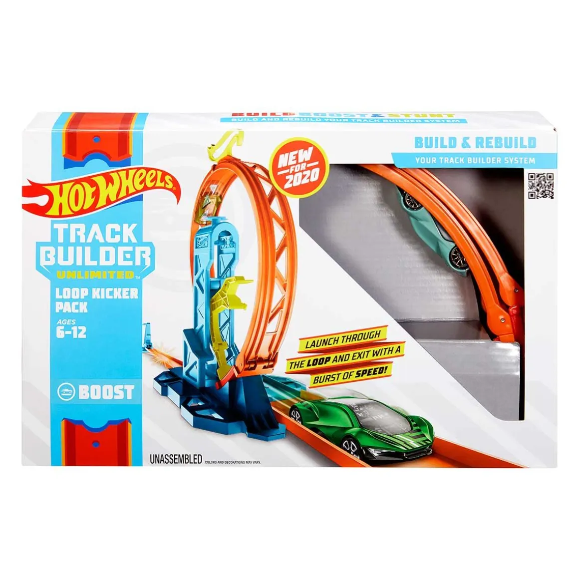 HOT WHEELS TRACK BUILDER LOOP KICKER GLC90
