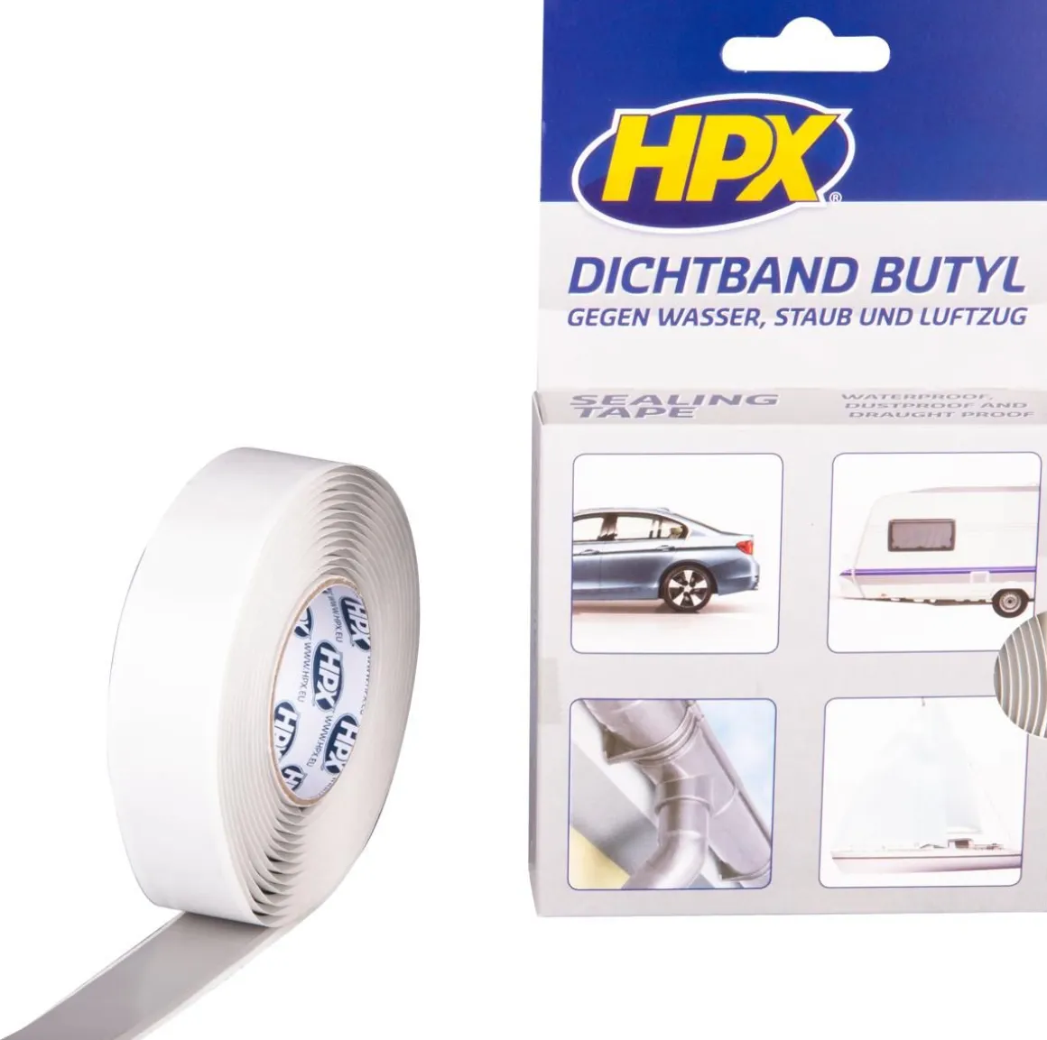 HPX BUTYYLI TIIVISTYSTEIPPI 20MM X 3M HARMAA