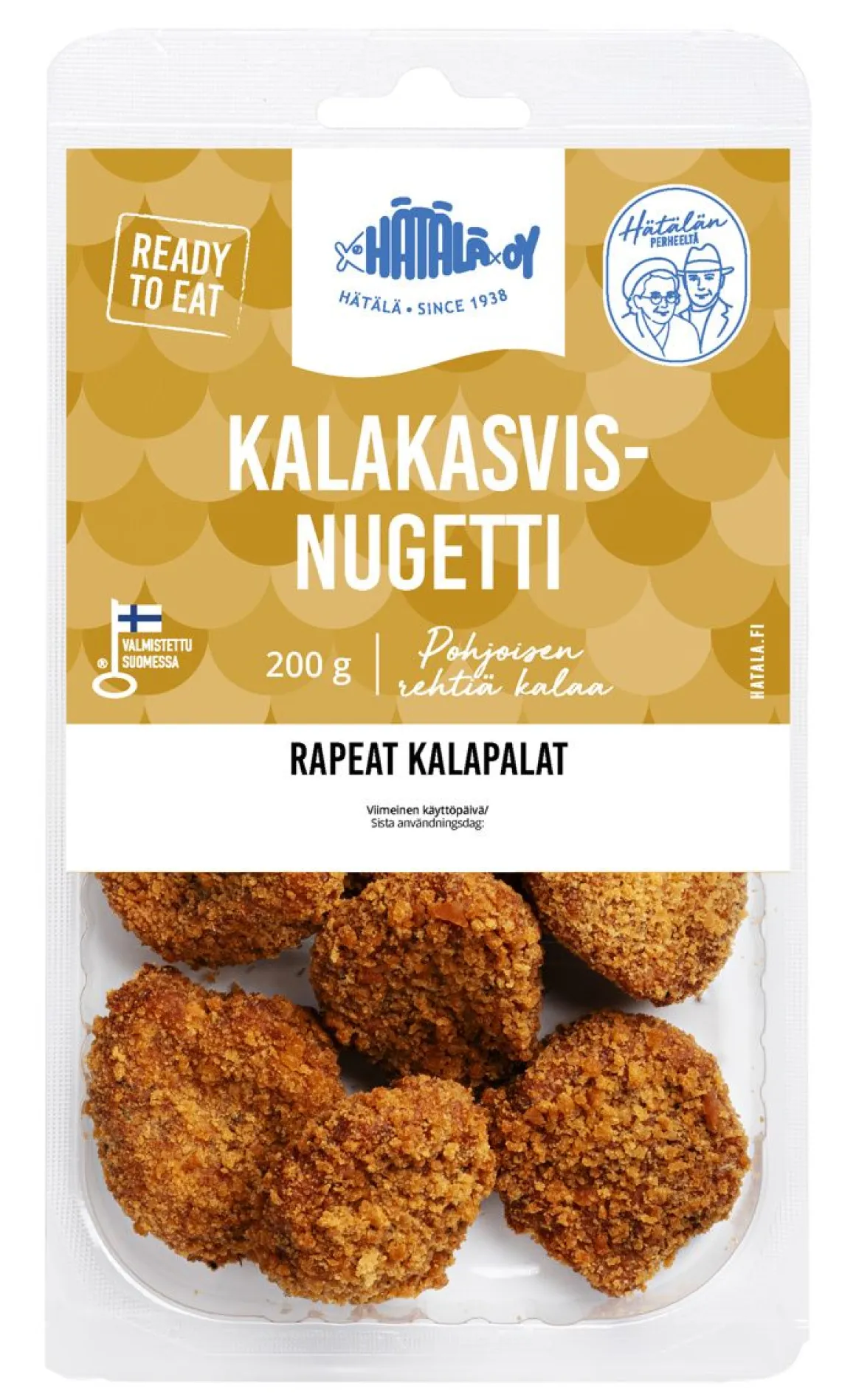 HÄTÄLÄ KALAKASVISNUGETTI 200 G