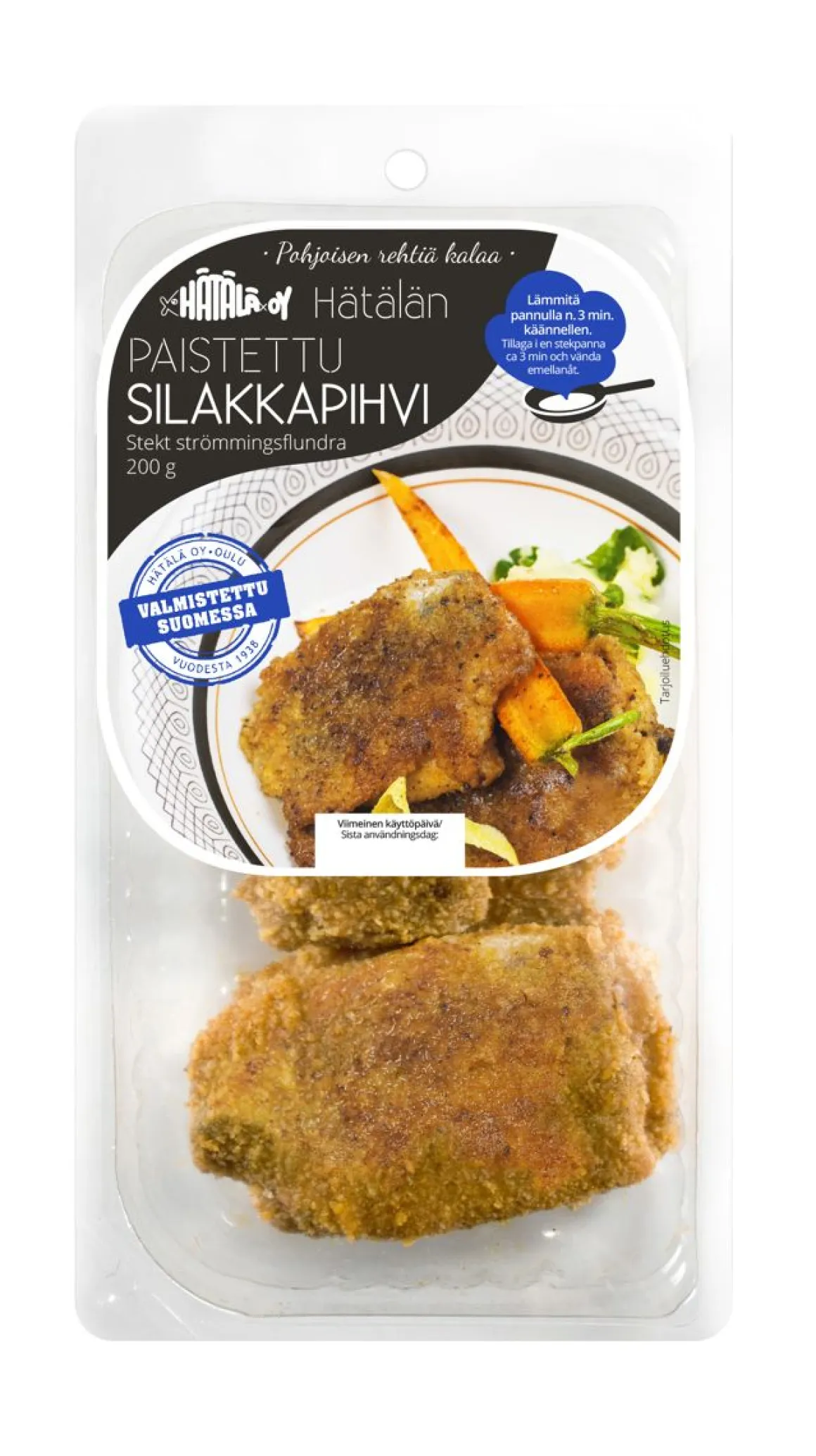 HÄTÄLÄ PAISTETTU SILAKKAPIHVI 200 G