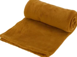 HUOPA FLEECE 125X150CM OKRANVÄRINEN