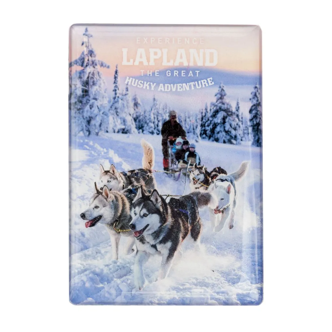 HUSKY SLEIGH LAPLAND EPOXY MAGNEETTI