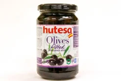HUTESA OLIIVI MUSTA KIVETÖN 350/150G 150 G