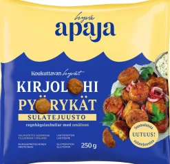 HYVÄ APAJA KIRJOLOHIPYÖRYKÄT SULATEJUUSTO 250 G