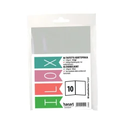 ILOX TAITETTU KORTTI A6 10KPL HARMAA