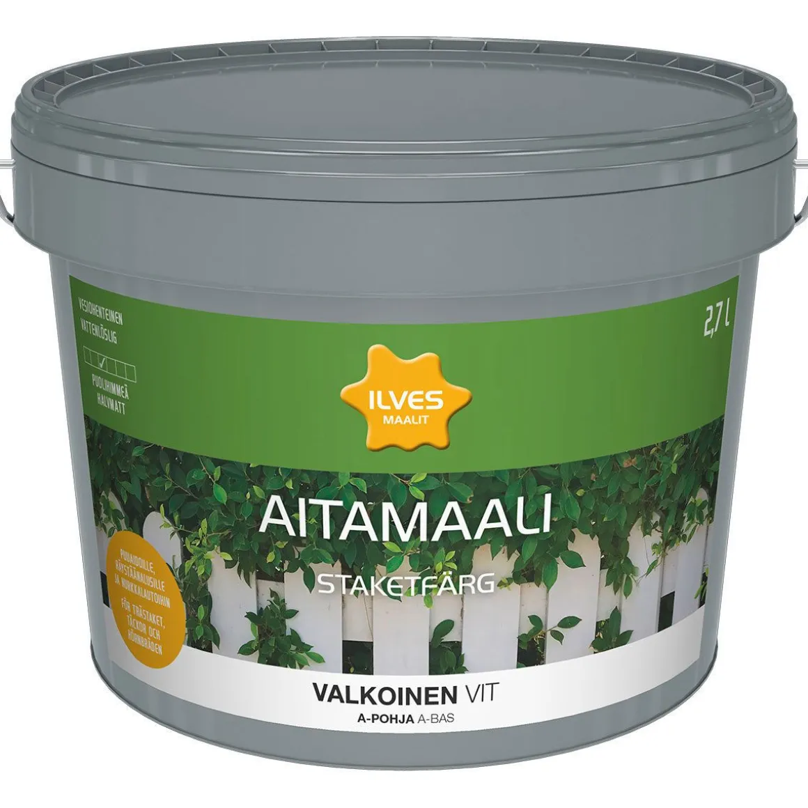 ILVES AITAMAALI A-POHJA VALKOINEN 2,7 L