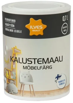 ILVES KALUSTEMAALI V40 GRAFIITINMUSTA 700 ML