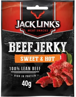 JACK LINK'S BEEF JERKY SWEET & HOT 40 G