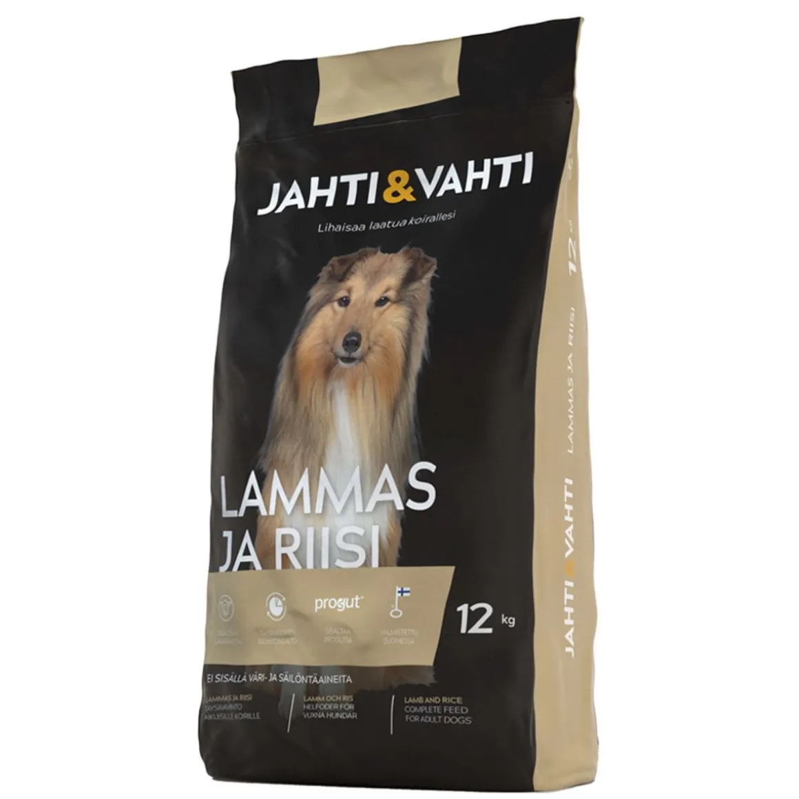 JAHTI&VAHTI TÄYSRAVINTO LAMMAS JA RIISI 12 KG