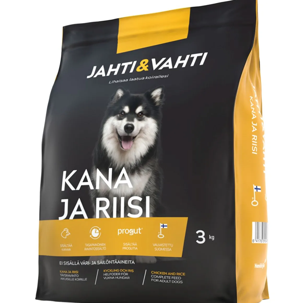 JAHTI&VAHTI TÄYSRAVINTO KANA JA RIISI 3 KG