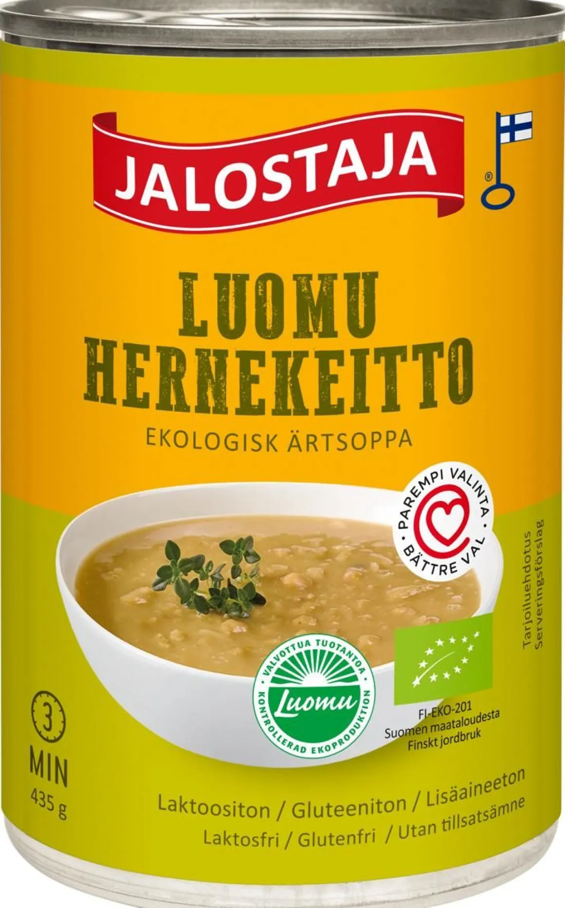 JALOSTAJA HERNEKEITTO LUOMU 435 G